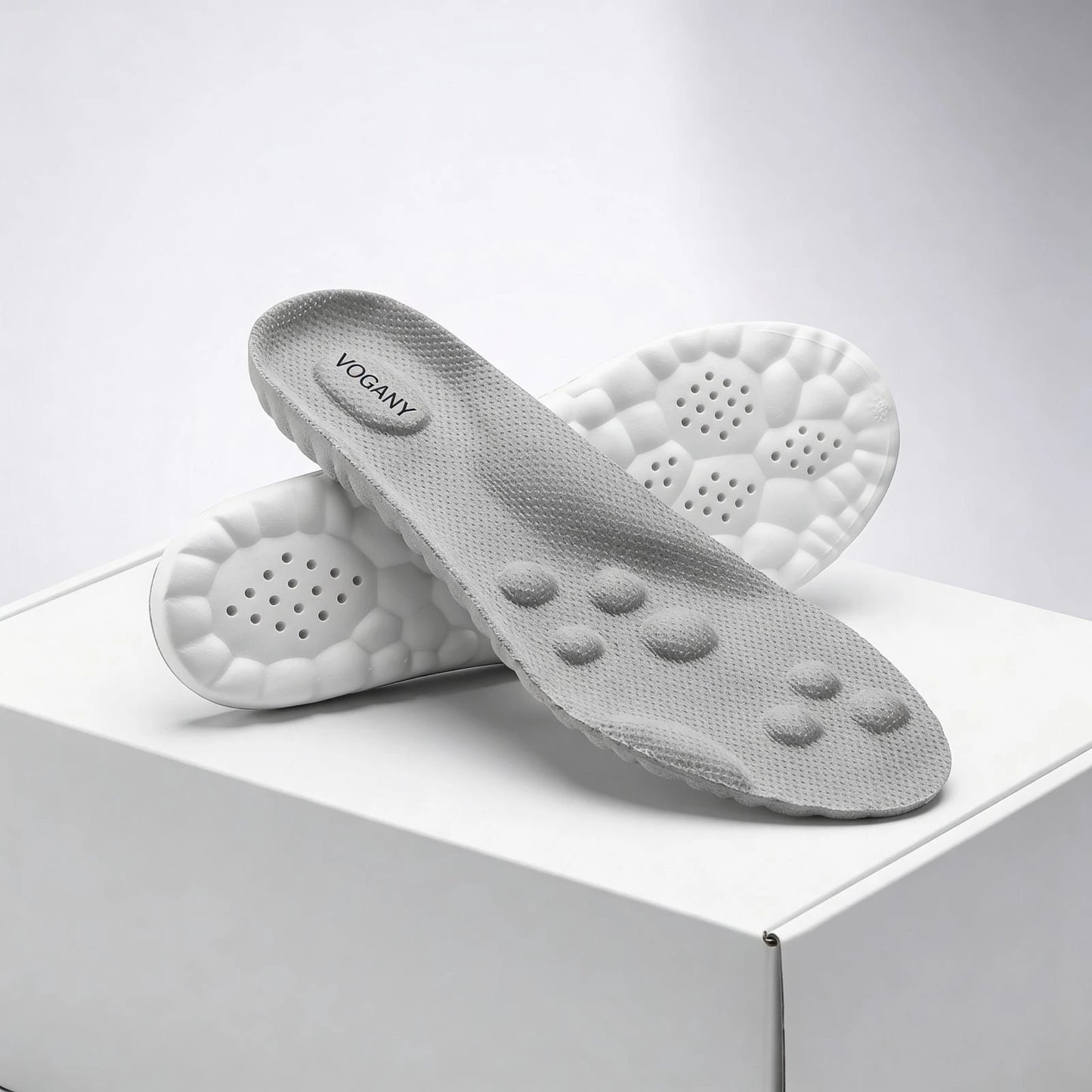 Solas de massagem 4D - Andar com Conforto