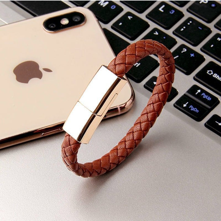 Le bracelet élégant qui charge votre téléphone partout
