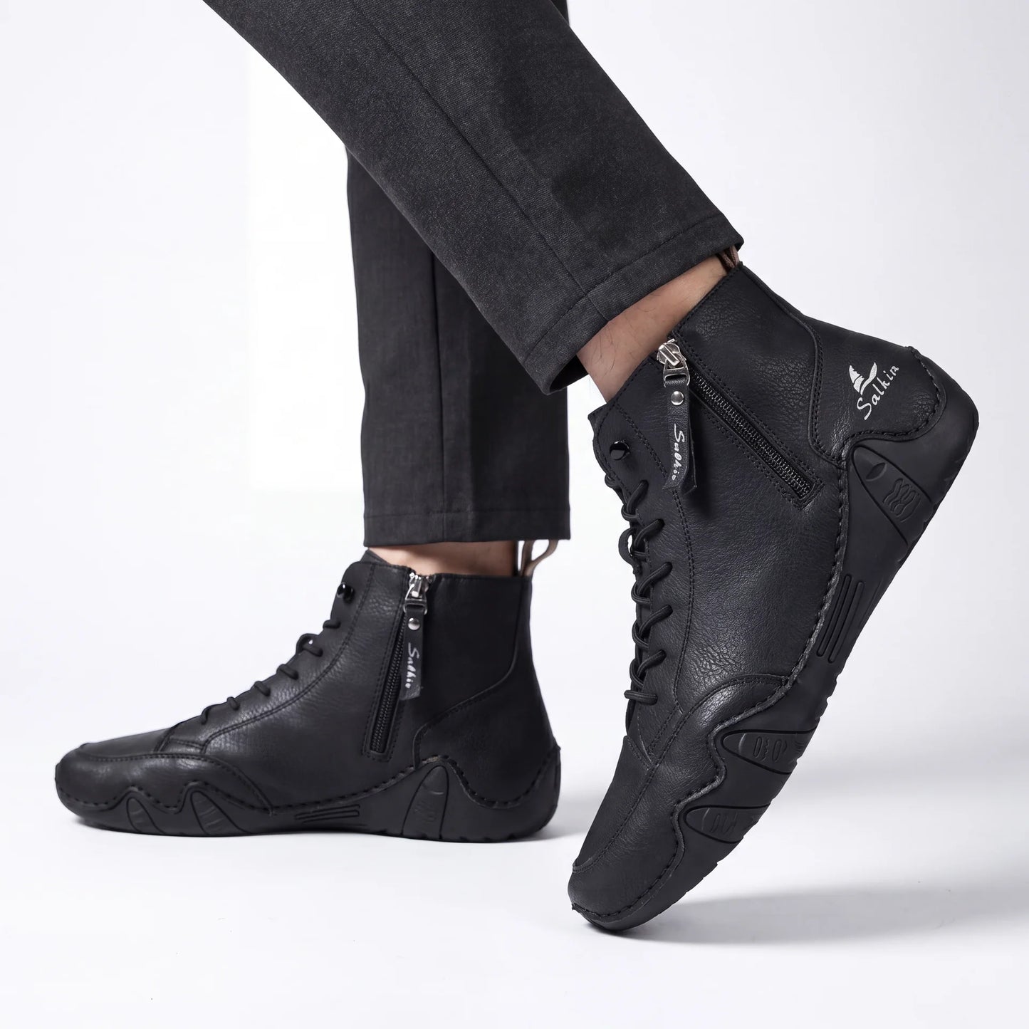 VogSalkin - 耐久性のあるエクスプレスジッパーシューズ 